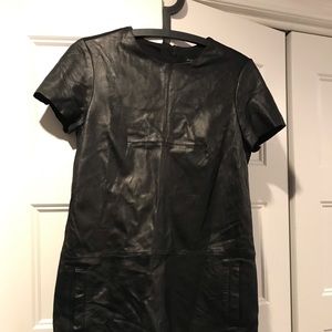 Banana Republic real leather dress